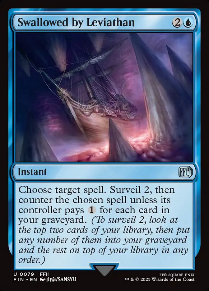 Swallowed by Leviathan – Uncommon Magic: The Gathering card from Final Fantasy (#79)