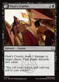 Ozai's Cruelty – Uncommon Magic: The Gathering card from Avatar: The Last Airbender (#113)