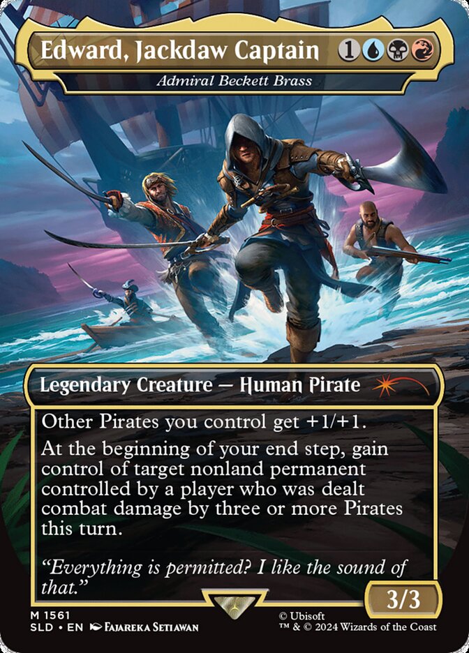 Admiral Beckett Brass – Mythic Magic: The Gathering card from Secret Lair Drop (#1561)