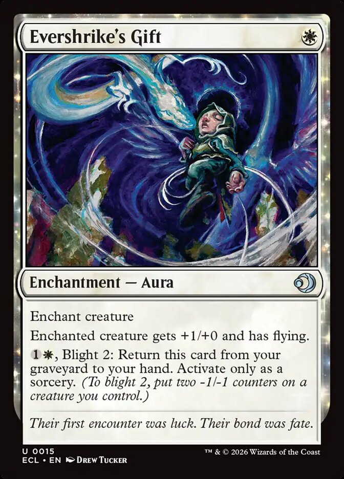 Evershrike's Gift – Uncommon Magic: The Gathering card from Lorwyn Eclipsed (#15)