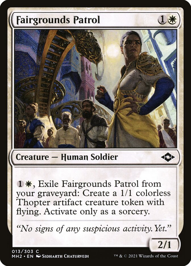 Fairgrounds Patrol – Common Magic: The Gathering card from Modern Horizons 2 (#13)