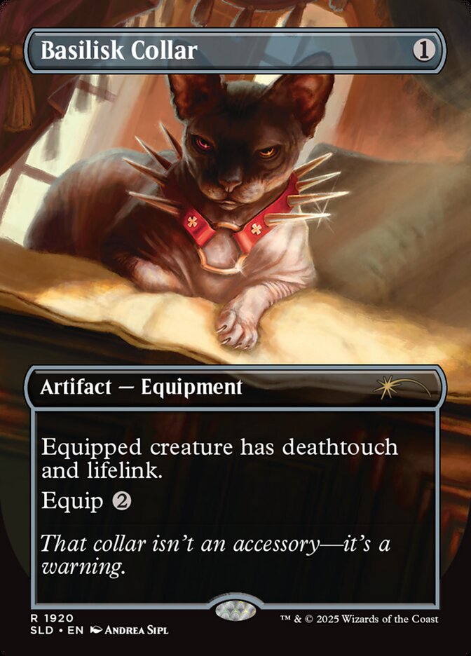 Basilisk Collar – Rare Magic: The Gathering card from Secret Lair Drop (#1920)