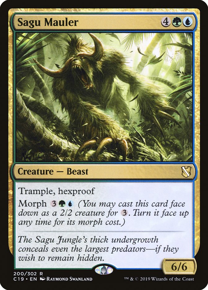 Sagu Mauler – Rare Magic: The Gathering card from Commander 2019 (#200)