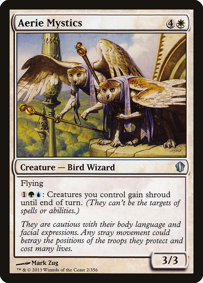 Aerie Mystics – Uncommon Magic: The Gathering card from Commander 2013 (#2)