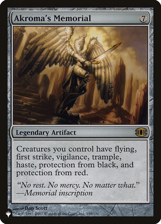 Akroma's Memorial – Rare Magic: The Gathering card from The List (#FUT-159)