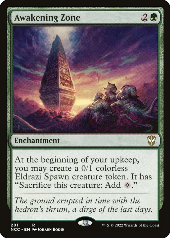 Awakening Zone – Rare Magic: The Gathering card from New Capenna Commander (#281)