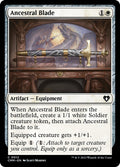 Ancestral Blade – Common Magic: The Gathering card from Commander Masters (#12)