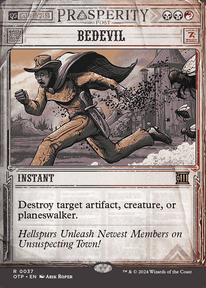Bedevil – Rare Magic: The Gathering card from Breaking News (#37)
