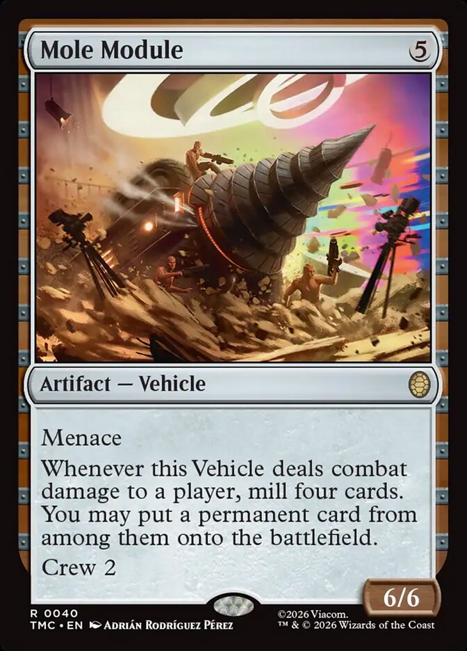 Mole Module – Rare Magic: The Gathering card from Teenage Mutant Ninja Turtles Eternal (#40)