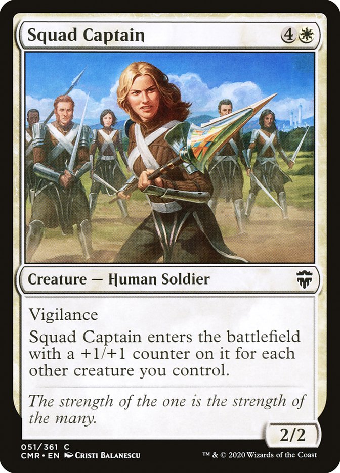Squad Captain – Common Magic: The Gathering card from Commander Legends (#51)