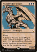 Ancient Silver Dragon – Mythic Magic: The Gathering card from Commander Legends: Battle for Baldur's Gate (#382)