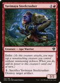 Yavimaya Steelcrusher – Common Magic: The Gathering card from Dominaria United (#152)
