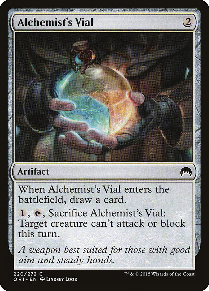 Alchemist's Vial – Common Magic: The Gathering card from Magic Origins (#220)