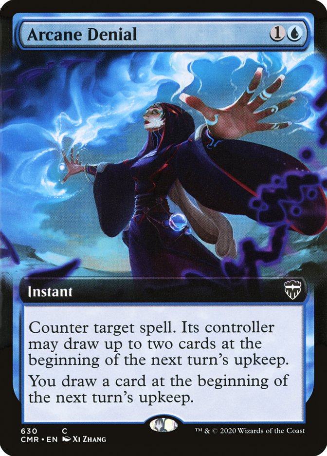 Arcane Denial – Common Magic: The Gathering card from Commander Legends (#630)