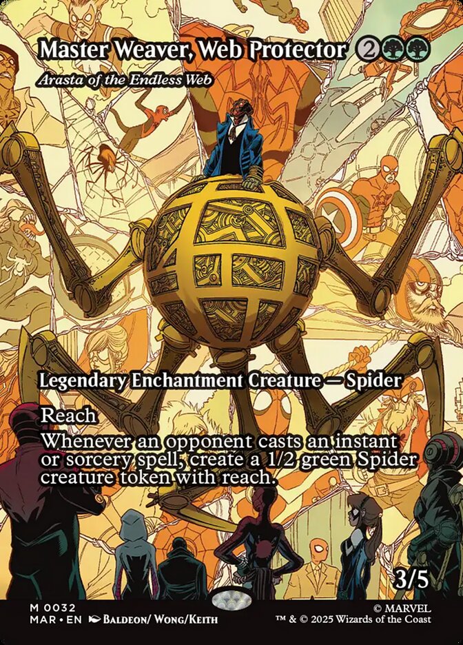Arasta of the Endless Web – Mythic Magic: The Gathering card from Marvel Universe (#32)