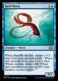 Reef Worm – Uncommon Magic: The Gathering card from Modern Horizons 3 (#271)