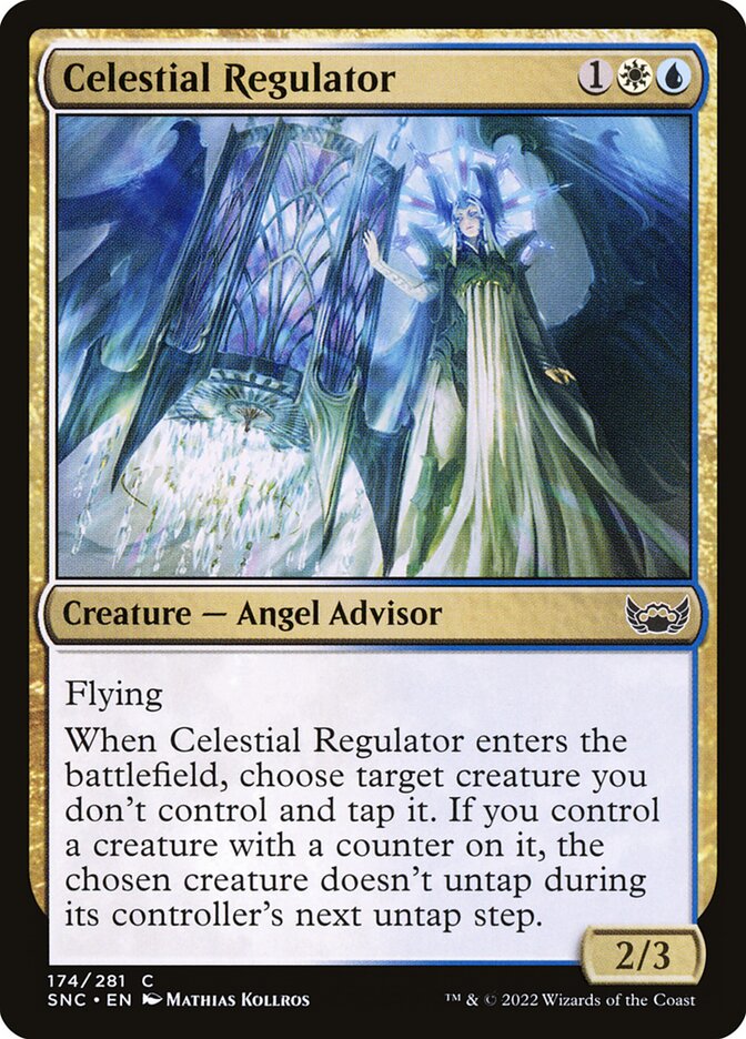 Celestial Regulator – Common Magic: The Gathering card from Streets of New Capenna (#174)