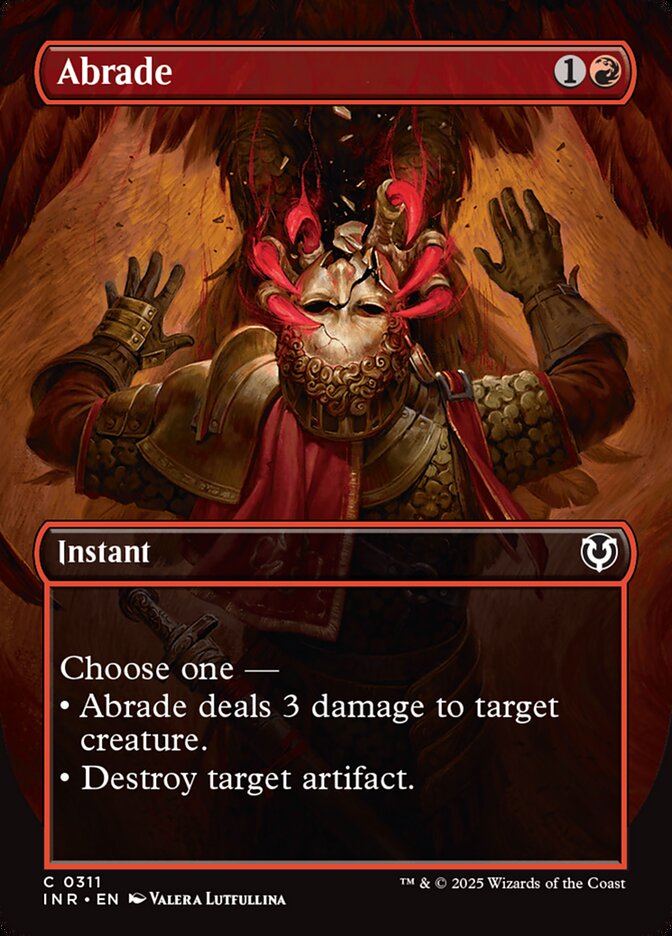 Abrade – Common Magic: The Gathering card from Innistrad Remastered (#311)
