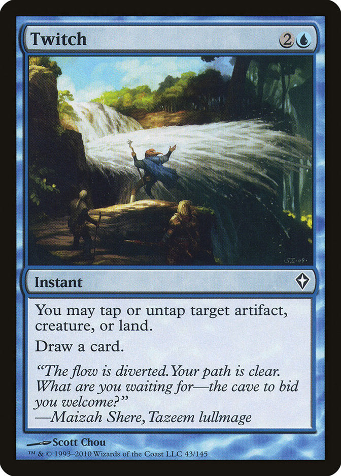 Twitch – Common Magic: The Gathering card from Worldwake (#43)