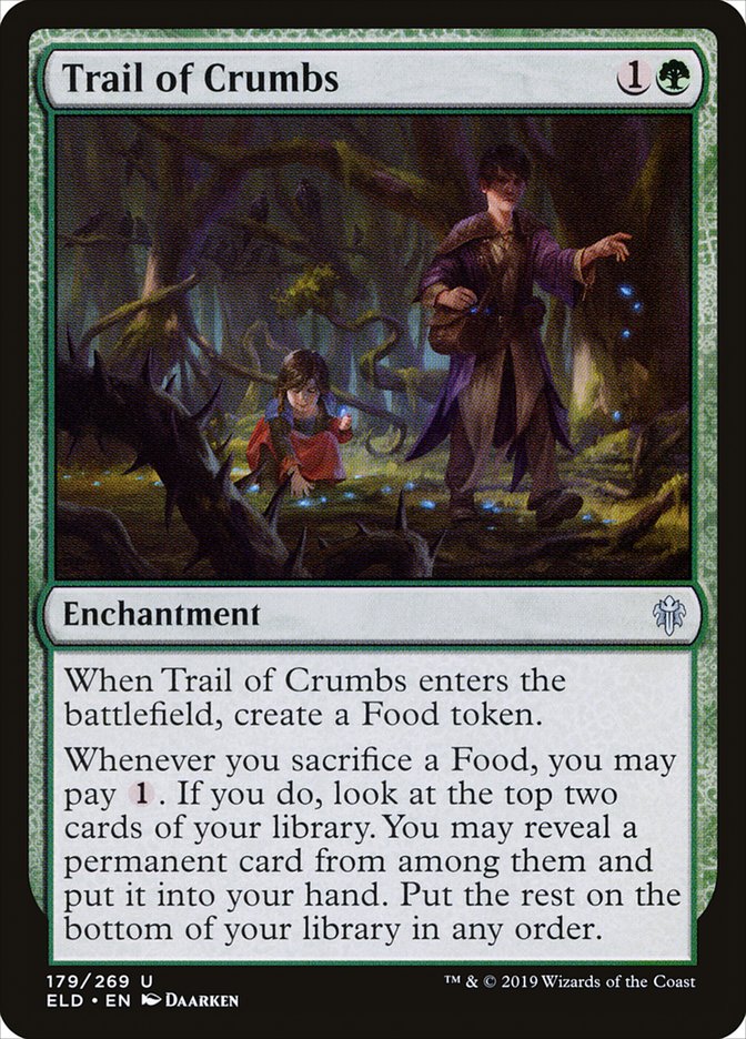 Trail of Crumbs – Uncommon Magic: The Gathering card from Throne of Eldraine (#179)