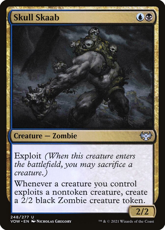 Skull Skaab – Uncommon Magic: The Gathering card from Innistrad: Crimson Vow (#248)
