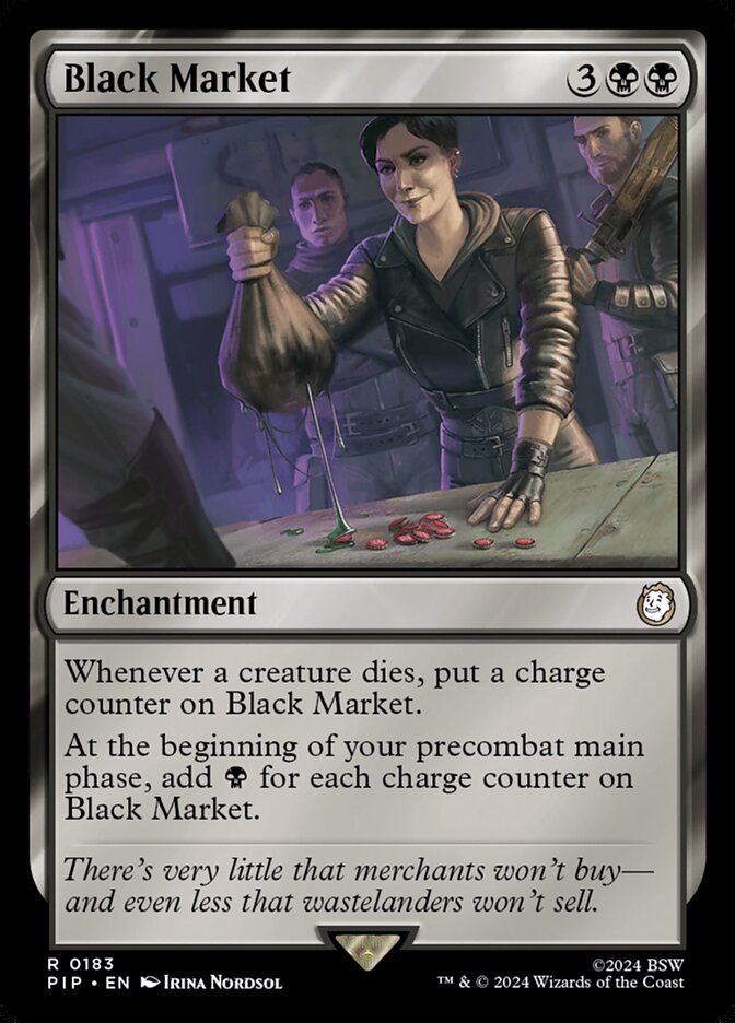 Black Market – Rare Magic: The Gathering card from Fallout (#183)