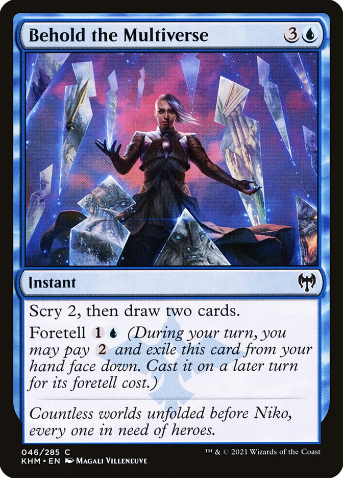 Behold the Multiverse – Common Magic: The Gathering card from Kaldheim (#46)