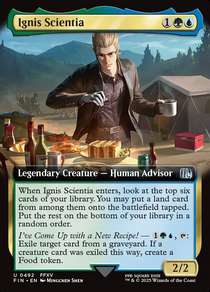 Ignis Scientia – Uncommon Magic: The Gathering card from Final Fantasy (#492)