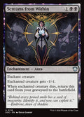 Screams from Within – Uncommon Magic: The Gathering card from Secrets of Strixhaven Commander (#119)