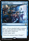 Admiral's Order – Rare Magic: The Gathering card from Rivals of Ixalan Promos (#31p)