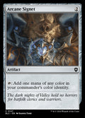 Arcane Signet – Common Magic: The Gathering card from Bloomburrow Commander (#127)