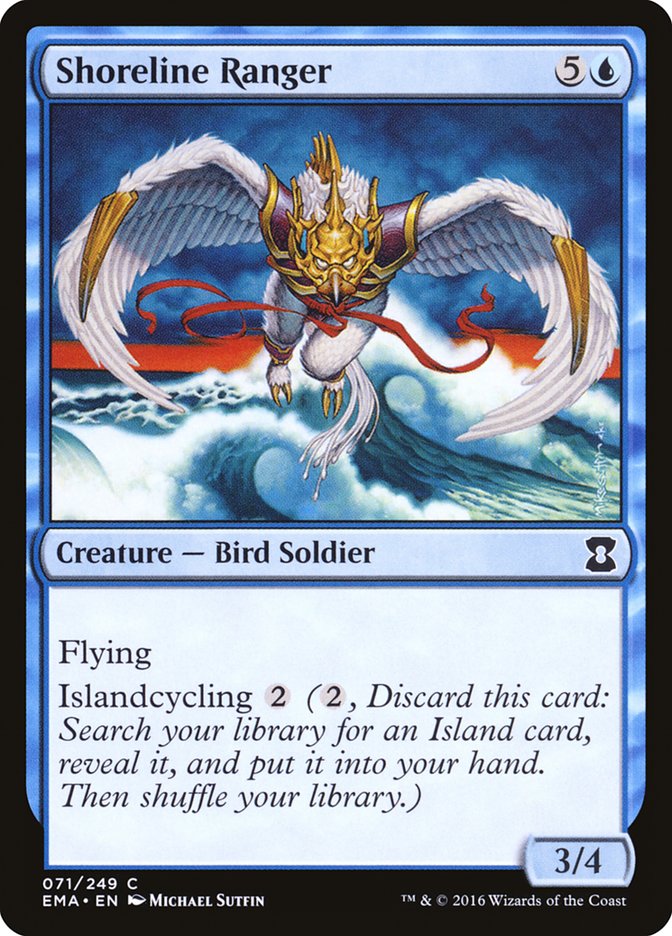 Shoreline Ranger – Common Magic: The Gathering card from Eternal Masters (#71)