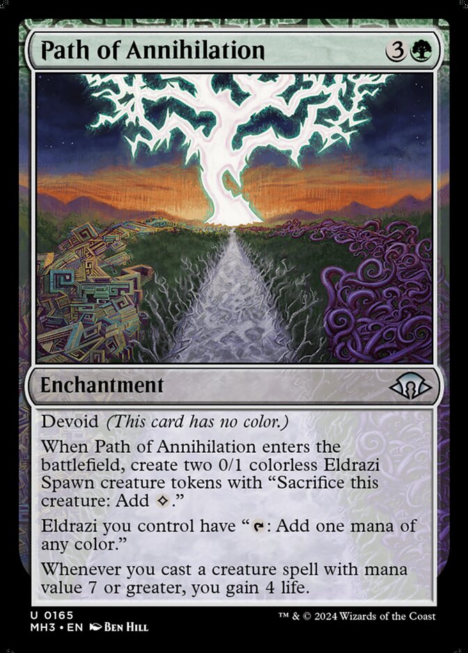 Path of Annihilation – Uncommon Magic: The Gathering card from Modern Horizons 3 (#165)