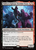 Tokka & Rahzar, Terrible Twos – Rare Magic: The Gathering card from Teenage Mutant Ninja Turtles (#171)