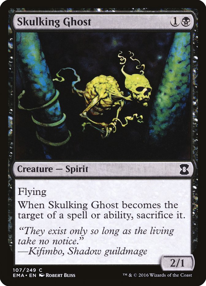 Skulking Ghost – Common Magic: The Gathering card from Eternal Masters (#107)