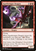 Sparktongue Dragon – Common Magic: The Gathering card from Commander Legends (#202)