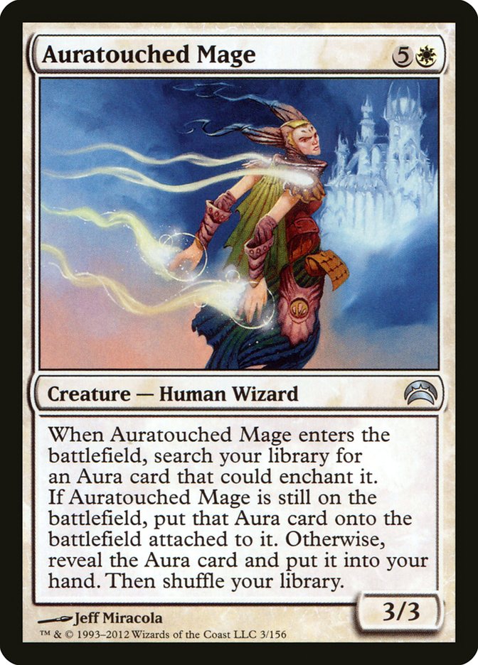 Auratouched Mage – Uncommon Magic: The Gathering card from Planechase 2012 (#3)