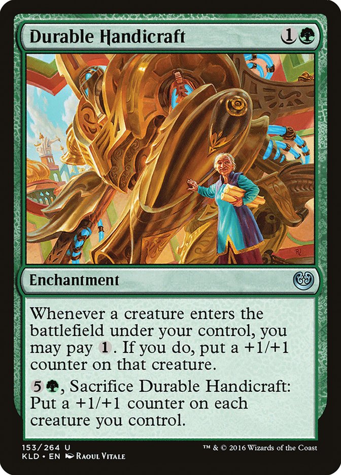 Durable Handicraft – Uncommon Magic: The Gathering card from Kaladesh (#153)