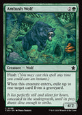 Ambush Wolf – Common Magic: The Gathering card from Foundations (#98)