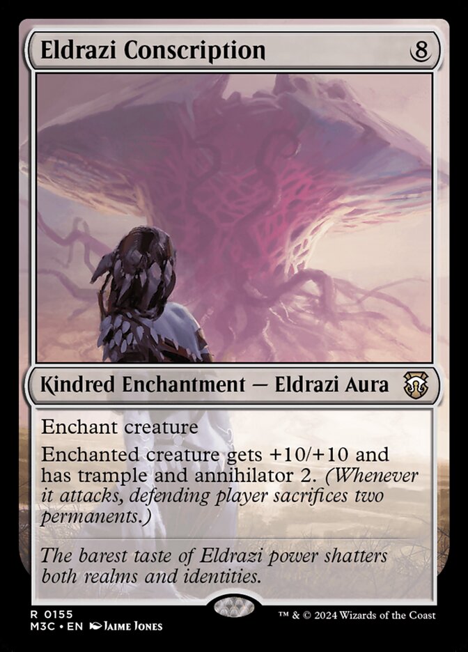 Eldrazi Conscription – Rare Magic: The Gathering card from Modern Horizons 3 Commander (#155)