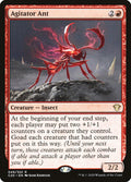 Agitator Ant – Rare Magic: The Gathering card from Commander 2020 (#49)