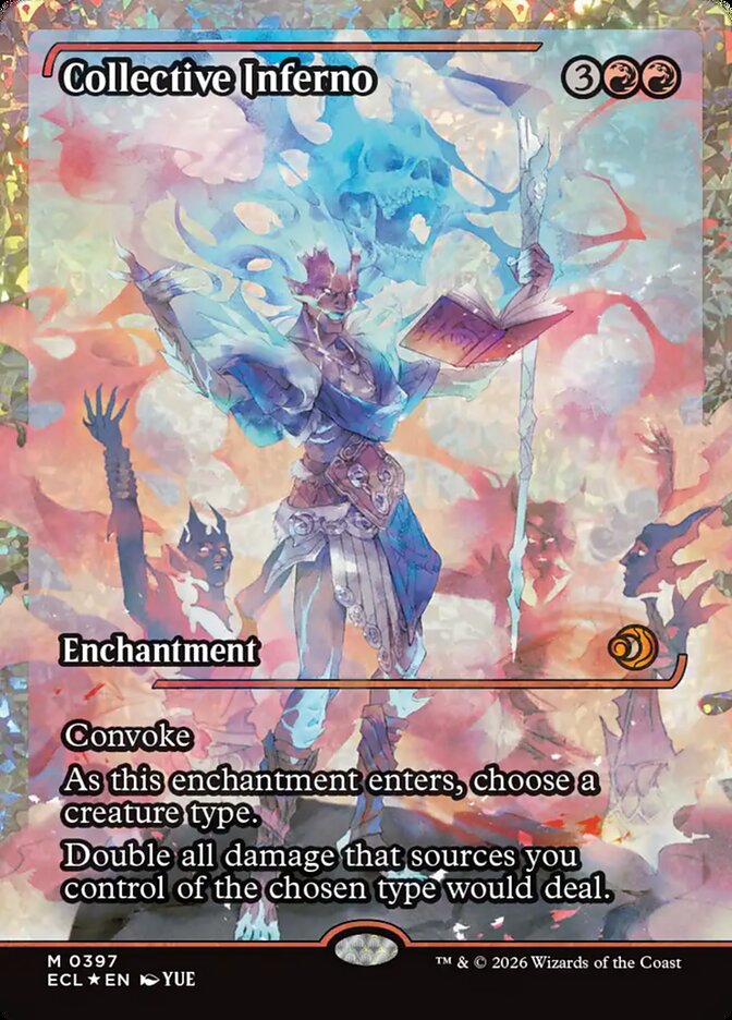 Collective Inferno – Mythic Magic: The Gathering card from Lorwyn Eclipsed (#397)