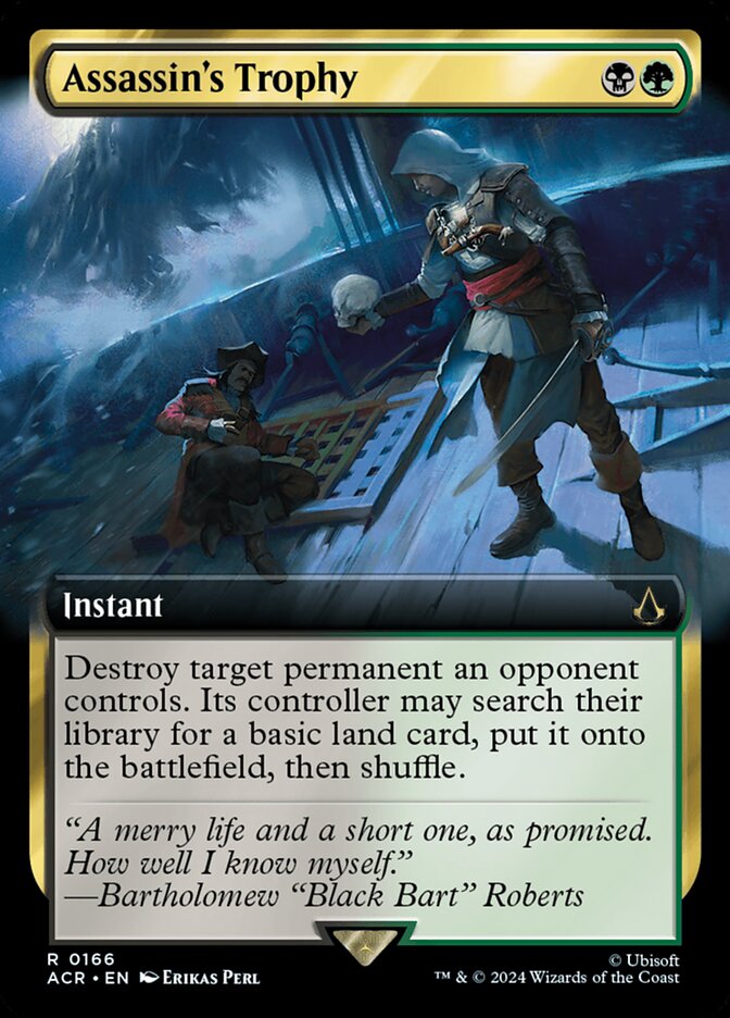 Assassin's Trophy – Rare Magic: The Gathering card from Assassin's Creed (#166)