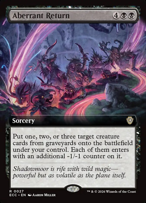 Aberrant Return – Rare Magic: The Gathering card from Lorwyn Eclipsed Commander (#27)