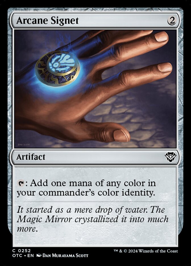 Arcane Signet – Common Magic: The Gathering card from Outlaws of Thunder Junction Commander (#252)