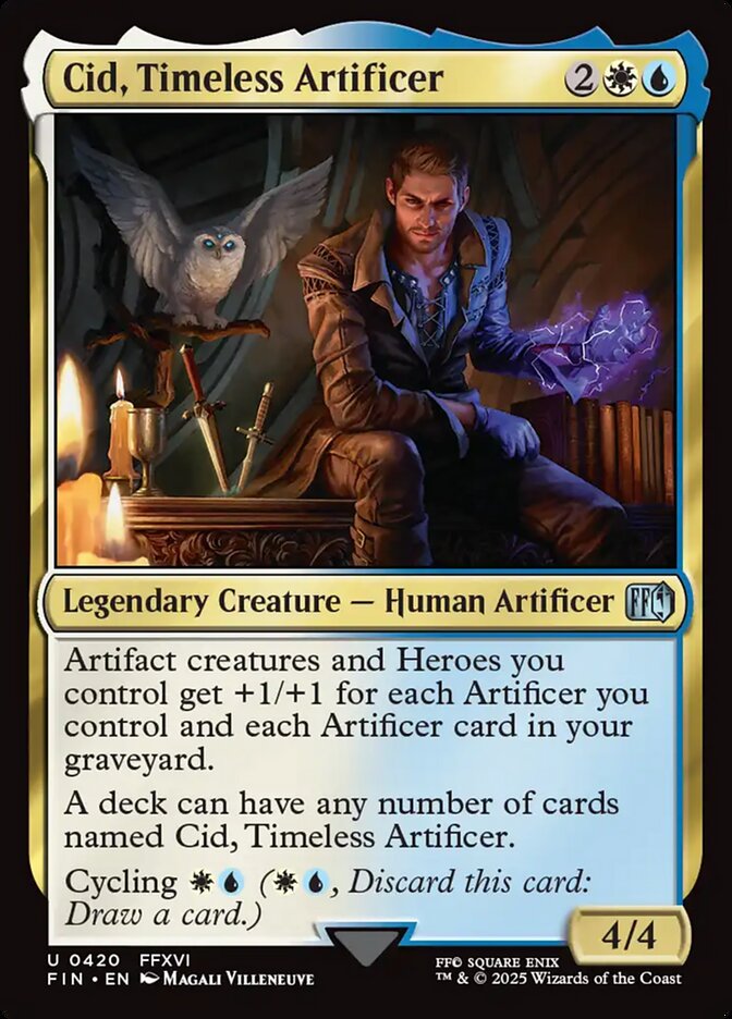 Cid, Timeless Artificer – Uncommon Magic: The Gathering card from Final Fantasy (#420)