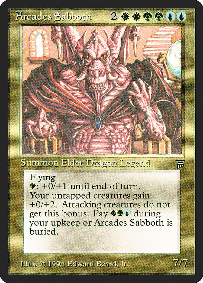 Arcades Sabboth – Rare Magic: The Gathering card from Legends (#218)
