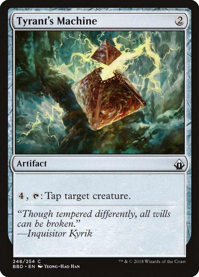 Tyrant's Machine – Common Magic: The Gathering card from Battlebond (#248)