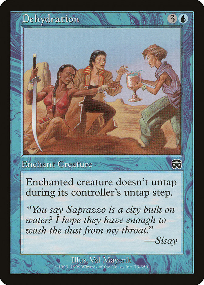Dehydration – Common Magic: The Gathering card from Mercadian Masques (#73)