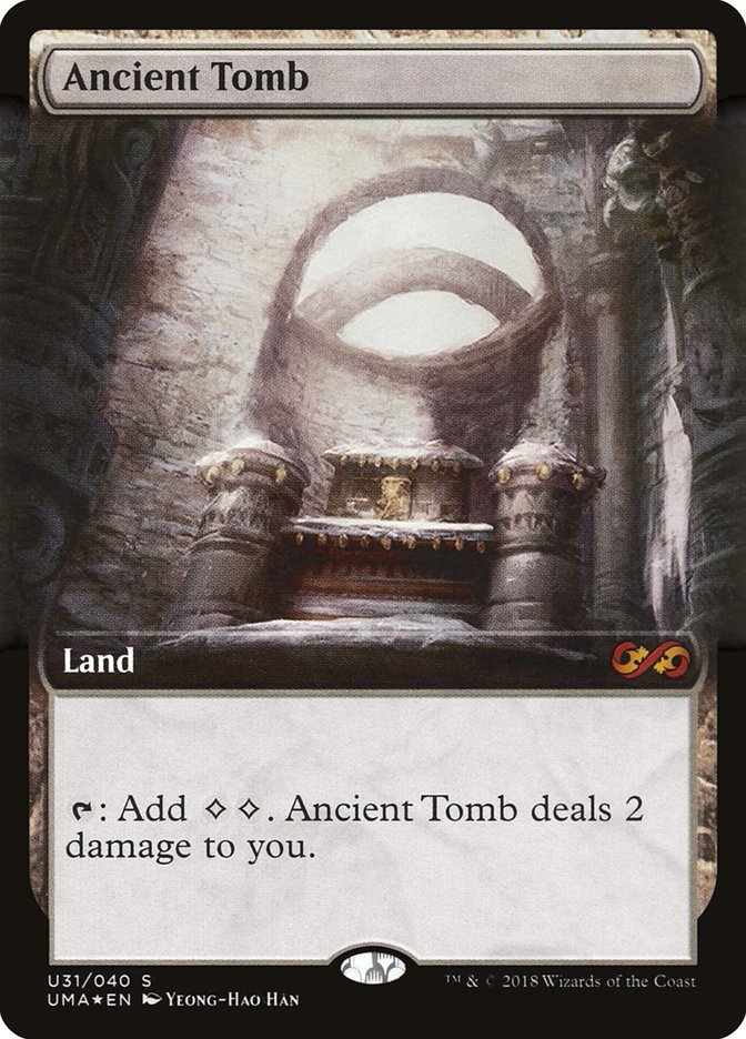 Ancient Tomb – Mythic Magic: The Gathering card from Ultimate Box Topper (#U31)